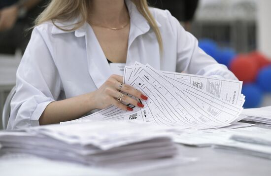 Russia Elections Vote Counting