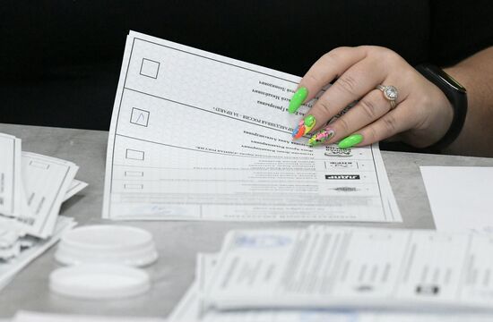 Russia Elections Vote Counting