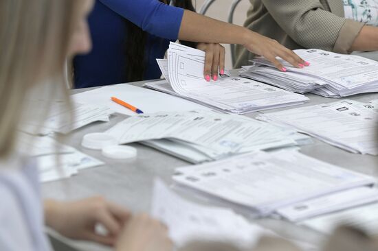 Russia Elections Vote Counting