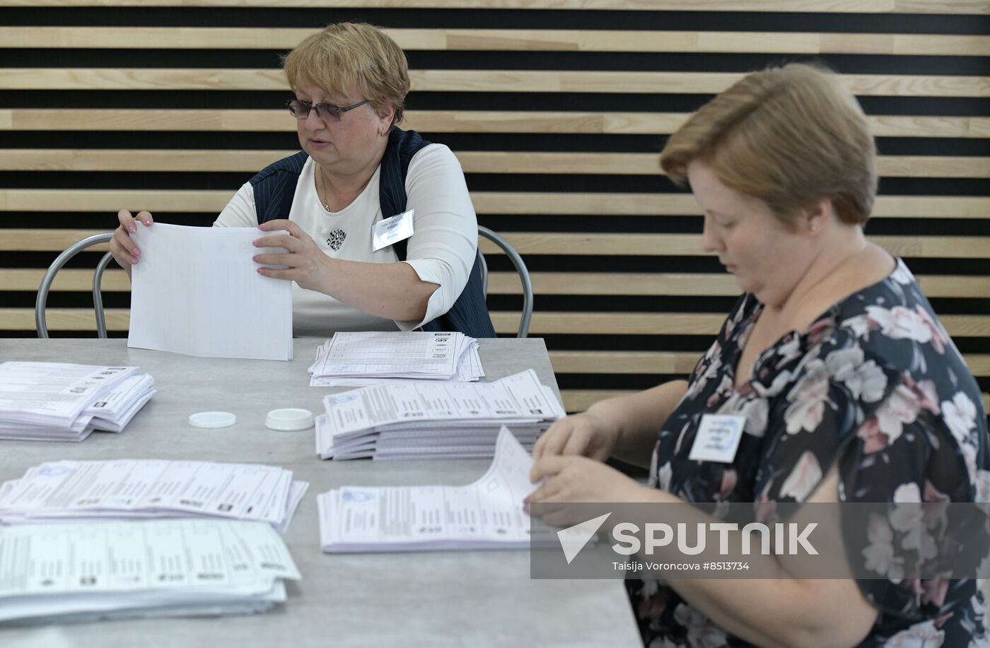 Russia Elections Vote Counting