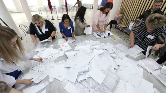 Russia Elections Vote Counting