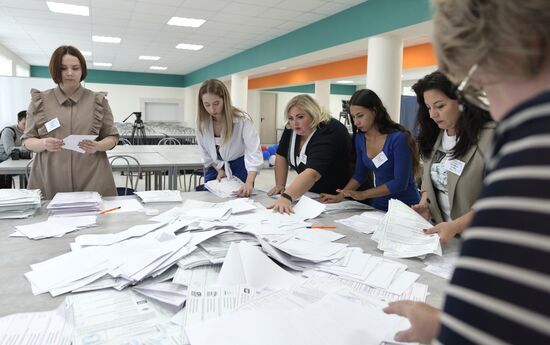 Russia Elections Vote Counting