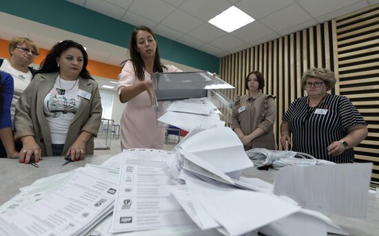 Russia Elections Vote Counting