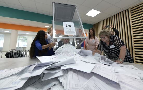 Russia Elections Vote Counting