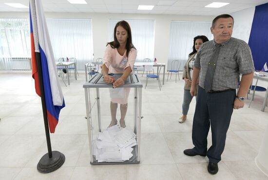 Russia Elections Vote Counting