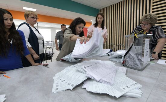 Russia Elections Vote Counting
