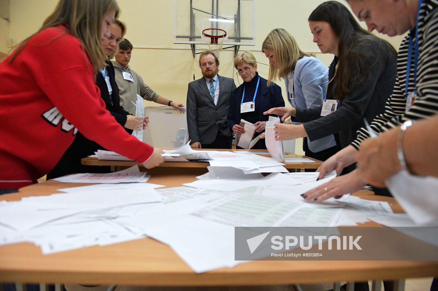 Russia Elections Vote Counting