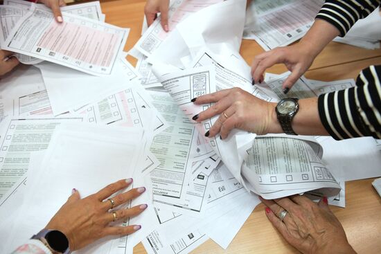 Russia Elections Vote Counting