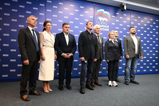 Russia Elections United Russia Party Briefing