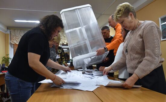 Russia Elections Vote Counting