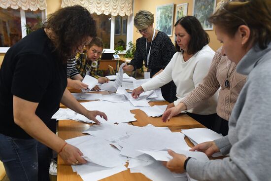 Russia Elections Vote Counting