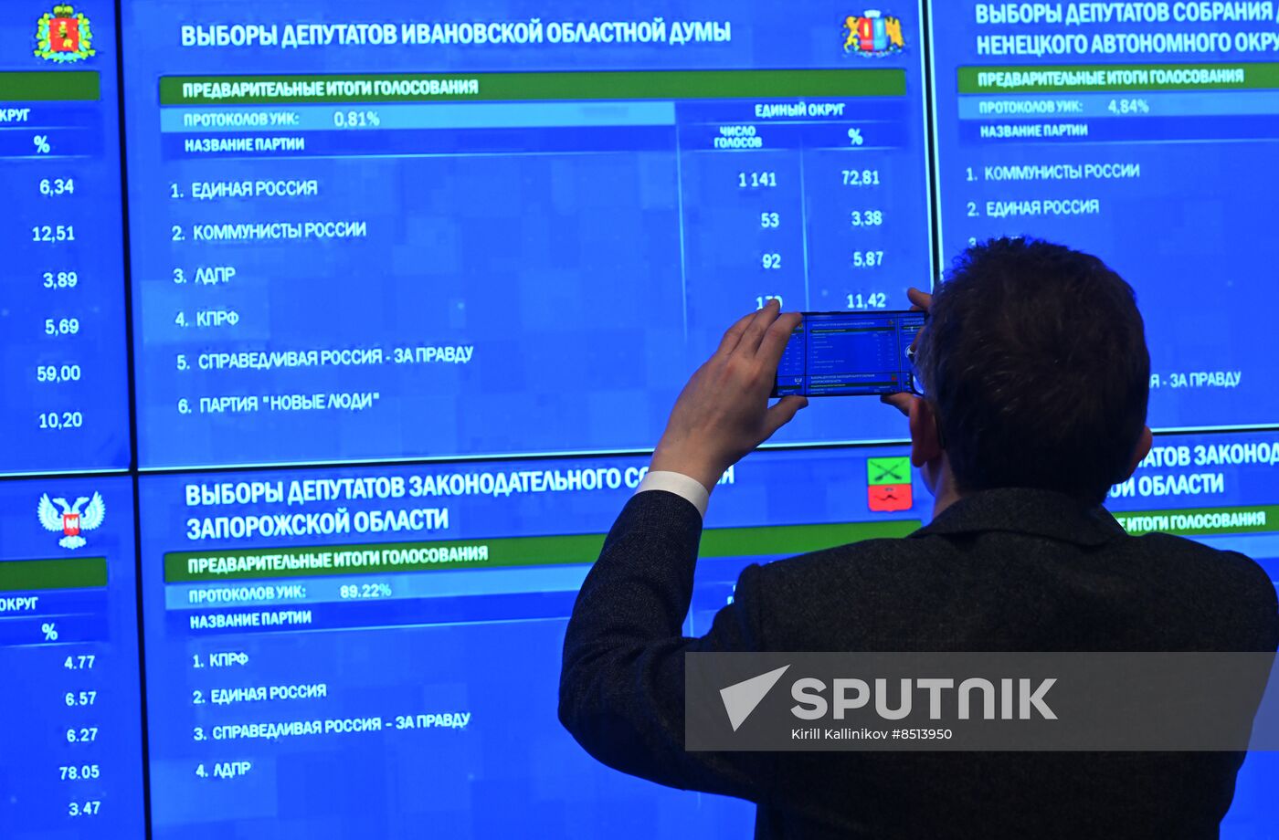 Russia Elections CEC Information Centre