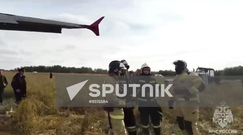 Russia Aircraft Emergency Landing