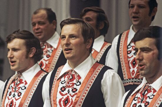 Uritsky collective farm in Belorussian SSR