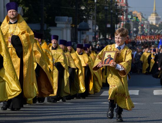 Russia Religion St Alexander Nevsky Feast