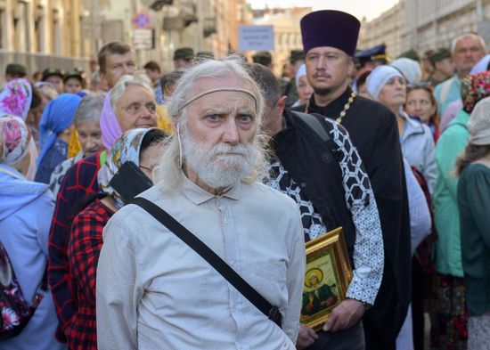 Russia Religion St Alexander Nevsky Feast