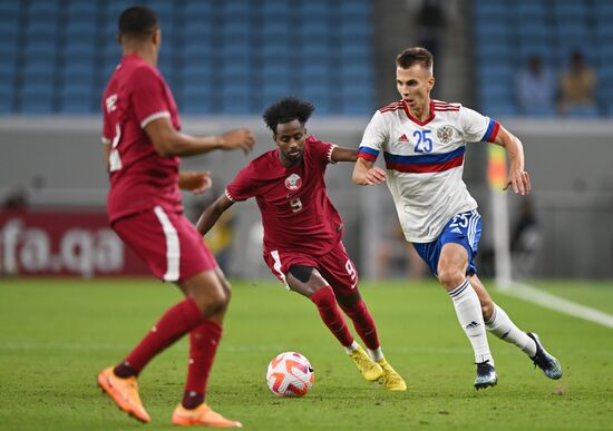 Qatar Soccer Friendly Qatar - Russia