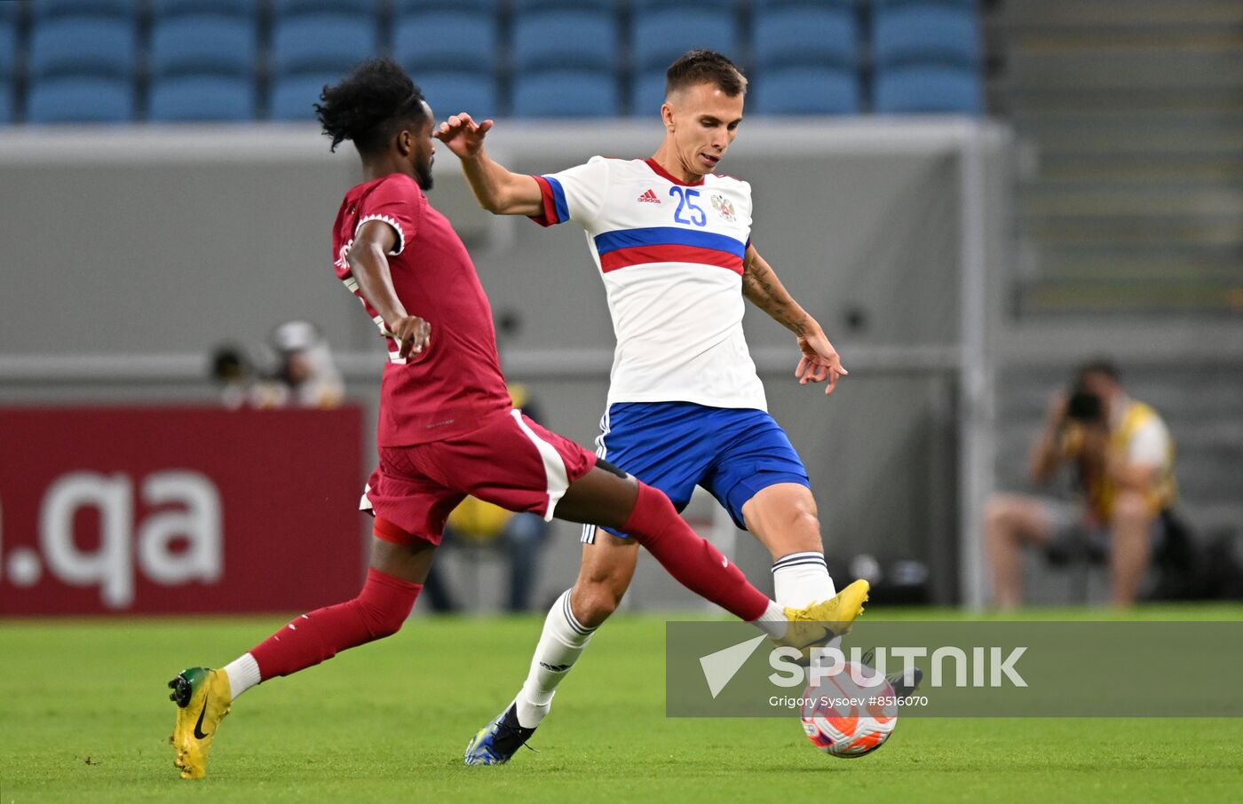 Qatar Soccer Friendly Qatar - Russia