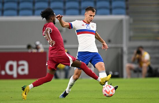 Qatar Soccer Friendly Qatar - Russia