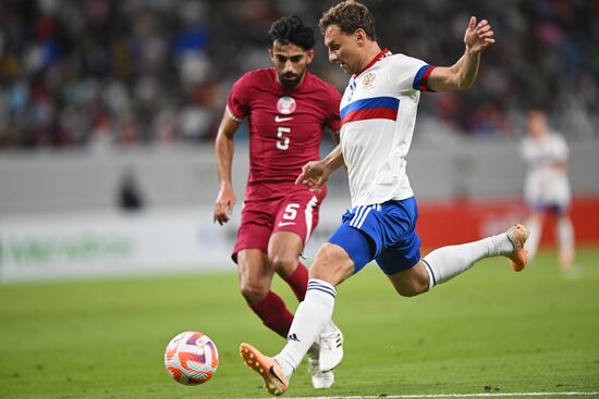 Qatar Soccer Friendly Qatar - Russia