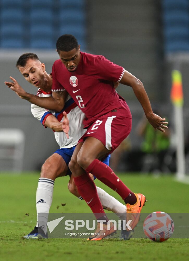 Qatar Soccer Friendly Qatar - Russia