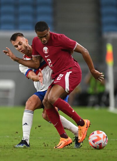 Qatar Soccer Friendly Qatar - Russia