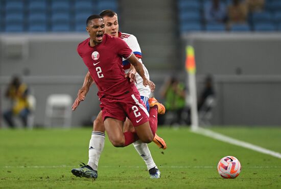 Qatar Soccer Friendly Qatar - Russia