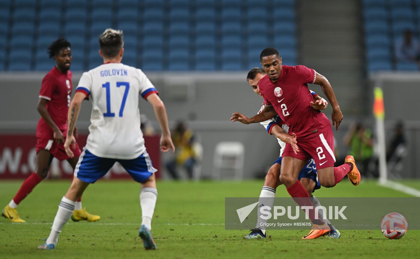 Qatar Soccer Friendly Qatar - Russia