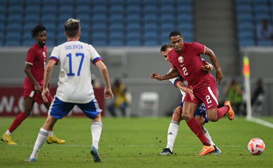 Qatar Soccer Friendly Qatar - Russia