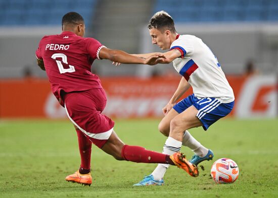 Qatar Soccer Friendly Qatar - Russia