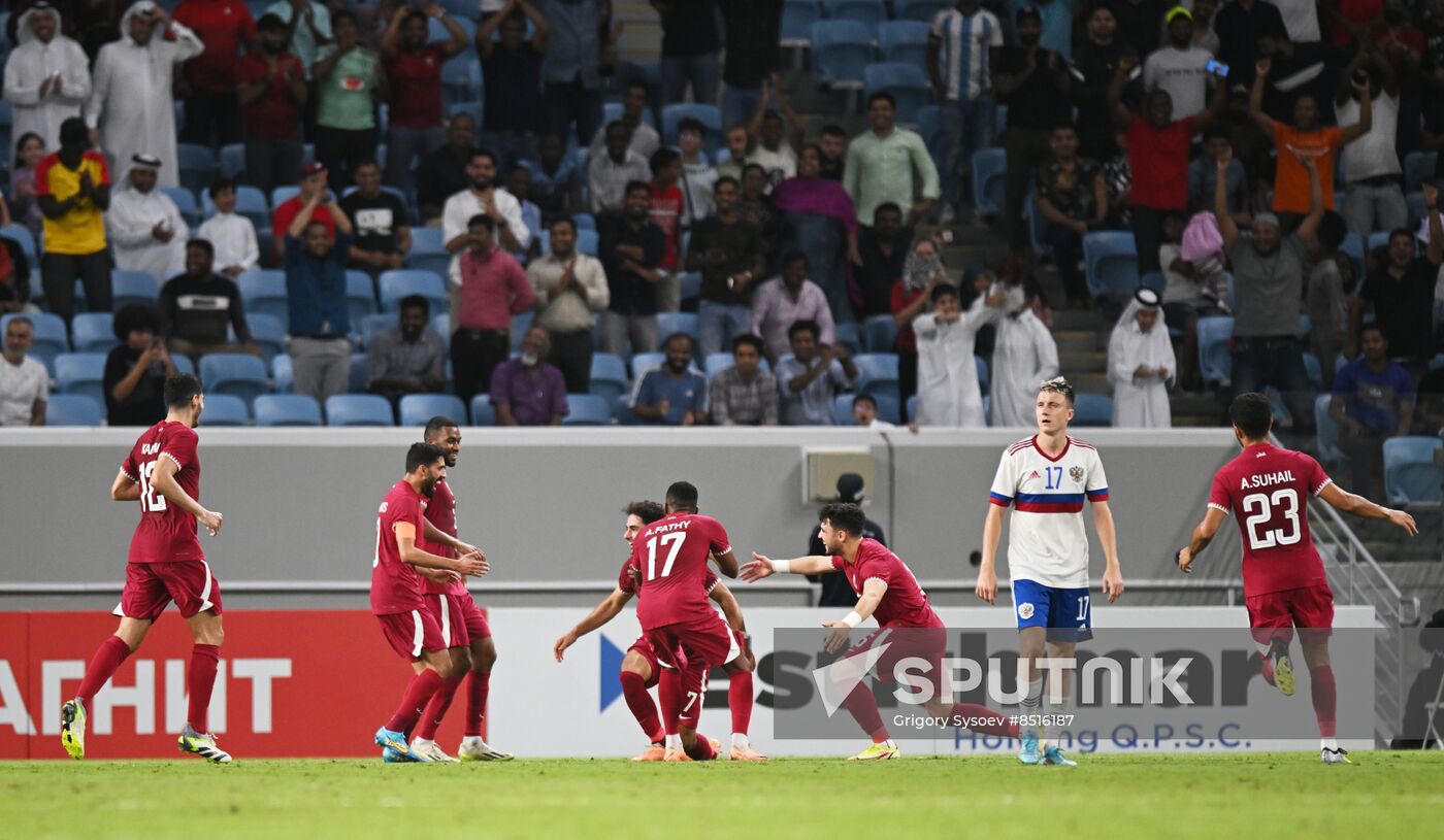 Qatar Soccer Friendly Qatar - Russia