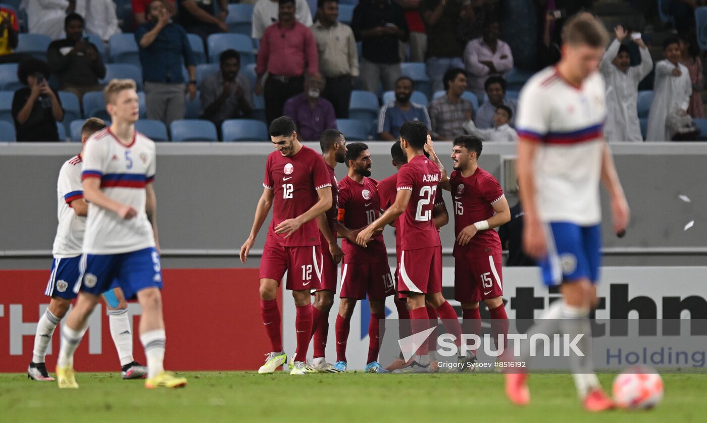 Qatar Soccer Friendly Qatar - Russia