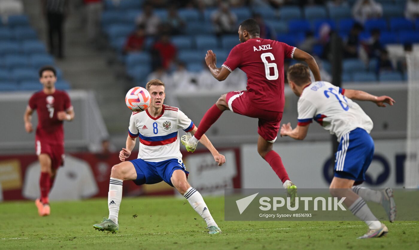 Qatar Soccer Friendly Qatar - Russia