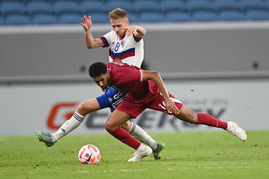 Qatar Soccer Friendly Qatar - Russia