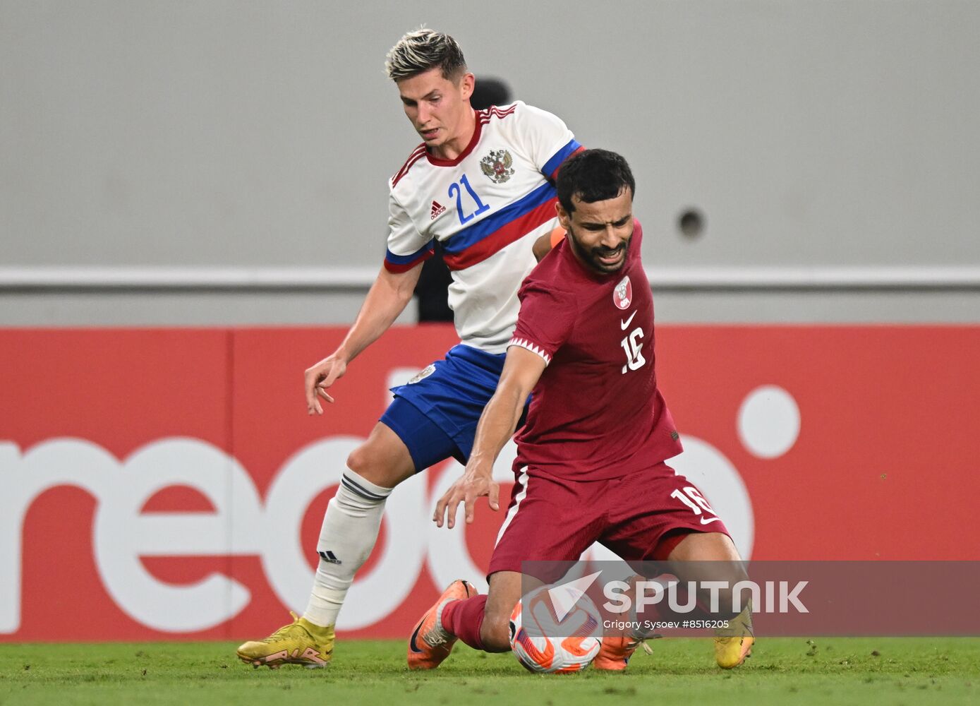 Qatar Soccer Friendly Qatar - Russia