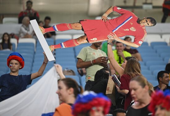 Qatar Soccer Friendly Qatar - Russia