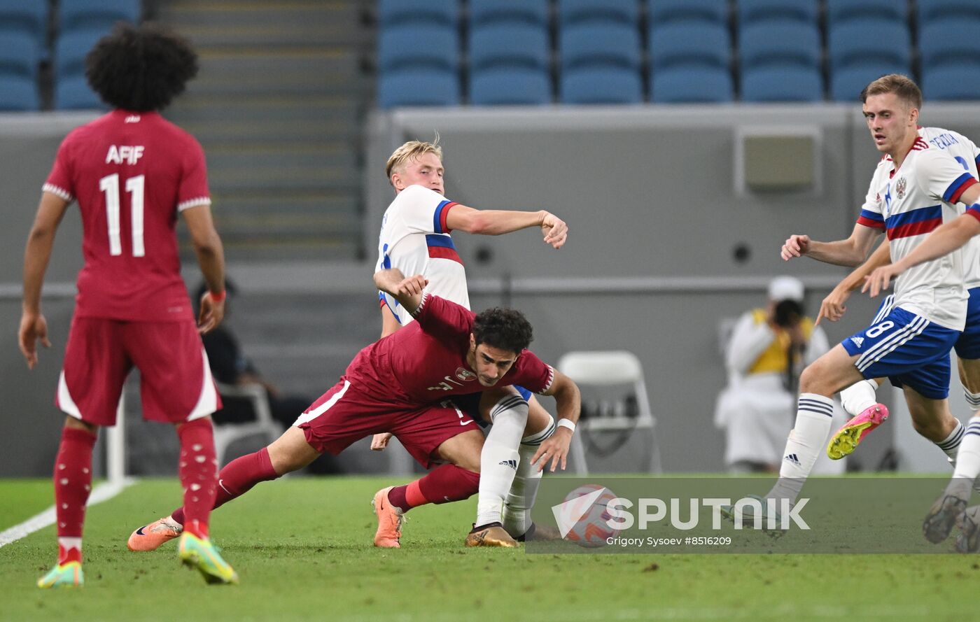 Qatar Soccer Friendly Qatar - Russia