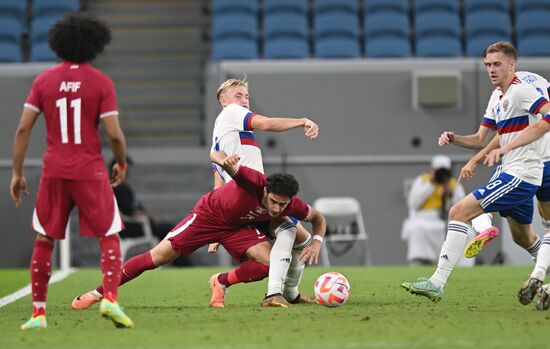 Qatar Soccer Friendly Qatar - Russia