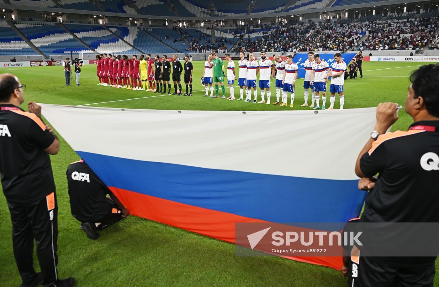 Qatar Soccer Friendly Qatar - Russia