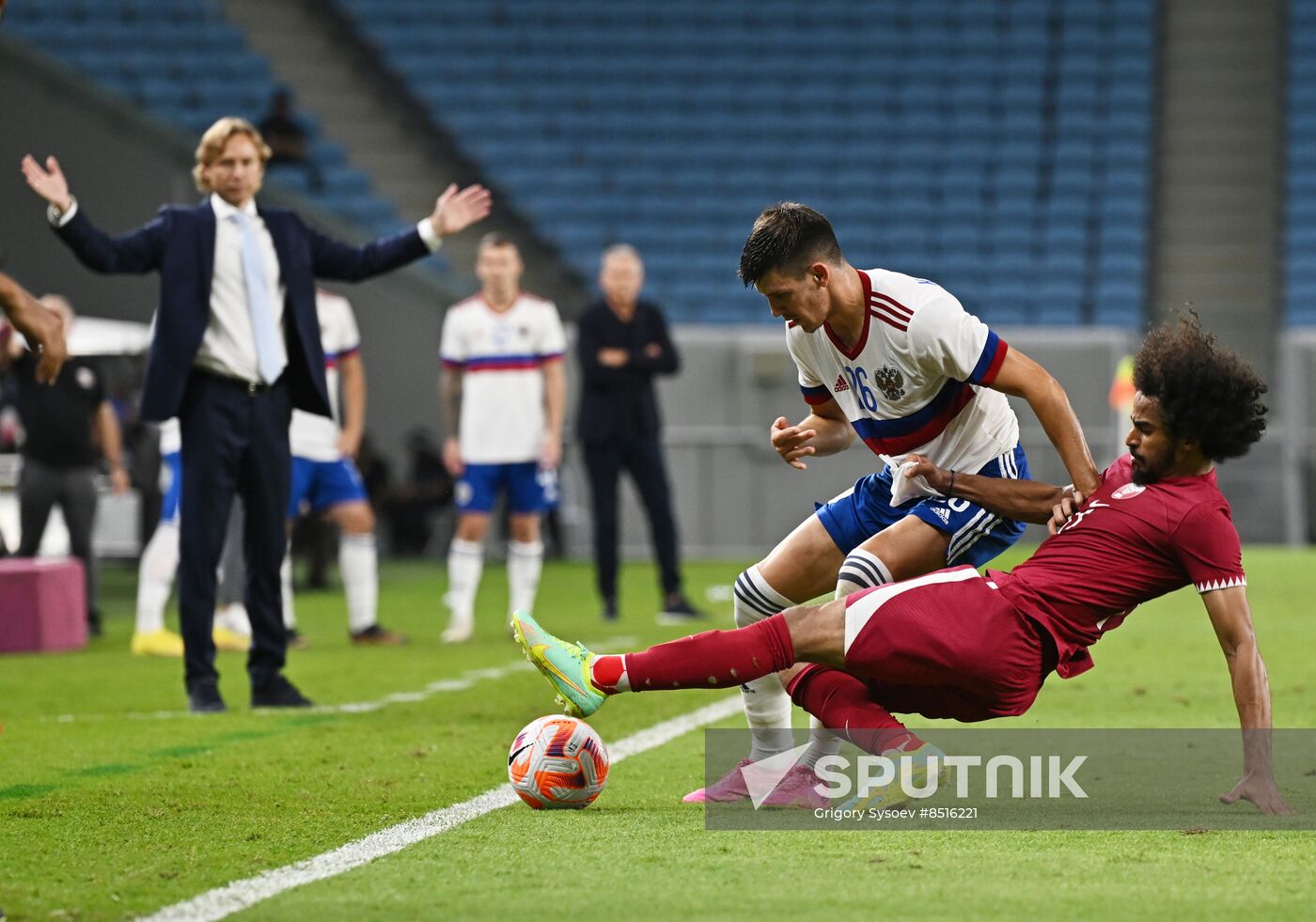 Qatar Soccer Friendly Qatar - Russia