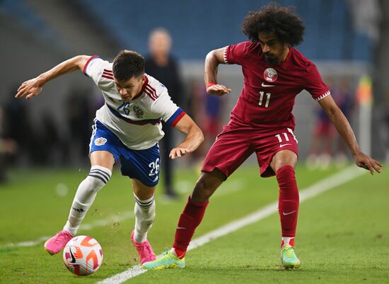 Qatar Soccer Friendly Qatar - Russia