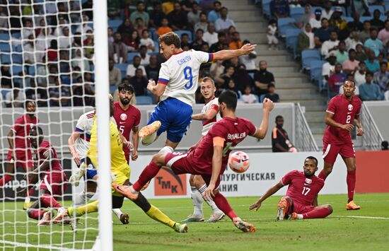 Qatar Soccer Friendly Qatar - Russia