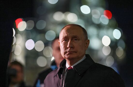 Russia Putin Gas Processing Plant