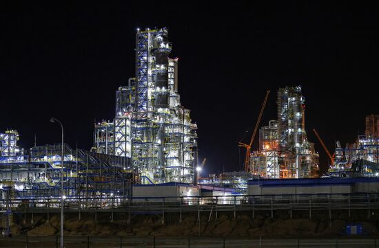 Russia Putin Gas Processing Plant