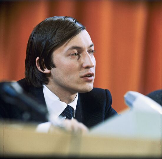 Chess player Anatoly Karpov