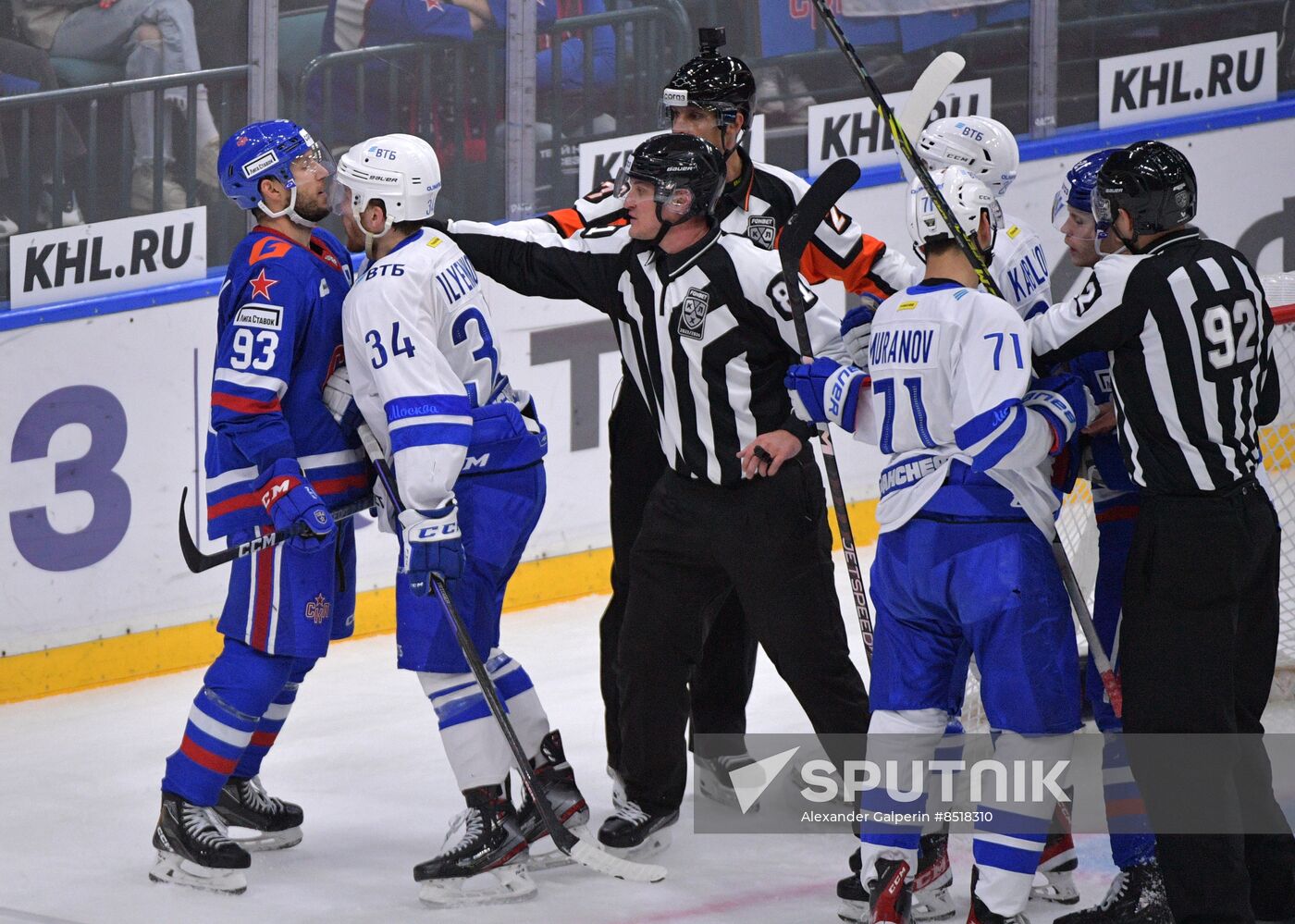 Russia Ice Hockey Kontinental League SKA - Dynamo