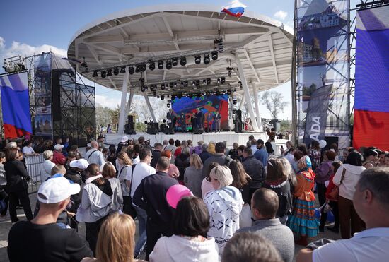 Russia DPR Mariupol City Day