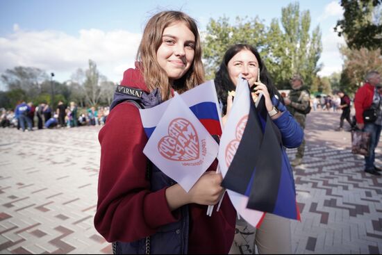 Russia DPR Mariupol City Day