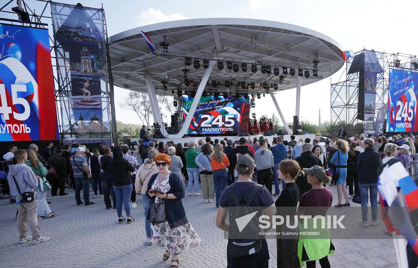 Russia DPR Mariupol City Day
