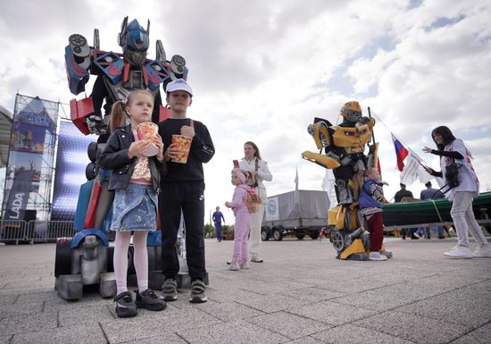 Russia DPR Mariupol City Day